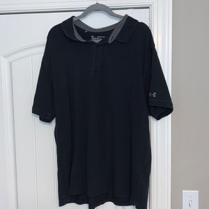 Under Armor Black Polo